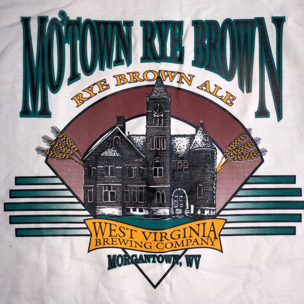 True Vintage y2k West Virginia Brewing Company Short Sleeve T-Shirt, Size XL